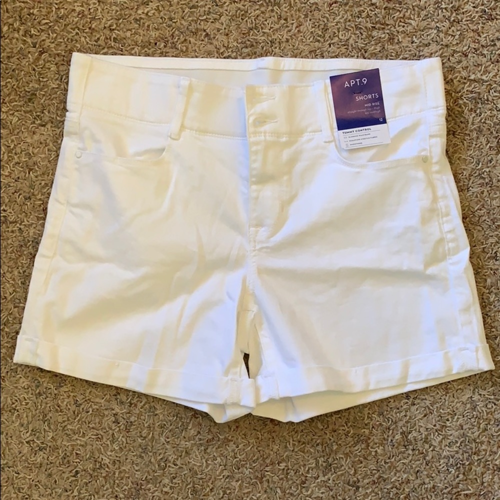 Tummy Control Mid Rise Shorts